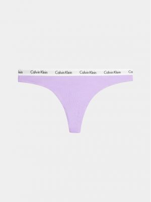 Stringi Calvin Klein Underwear fioletowe
