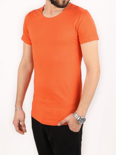 Polo marškinėliai Madmext oranžinė