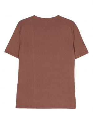 T-shirt en tricot avec manches courtes Aspesi marron