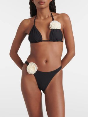Bikini s cvjetnim printom Same crna