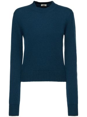 Кашмирен пуловер Annagreta синьо