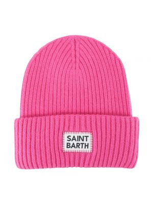 Dzianinowa czapka Mc2 Saint Barth różowa
