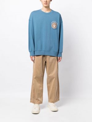 Sweatshirt mit stickerei aus baumwoll Five Cm blau