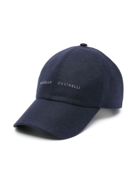 Cap Brunello Cucinelli blå