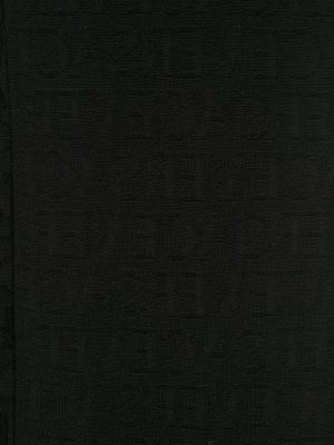 Vilnonis šalikas Versace juoda