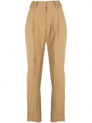 Spodnie plisowane Blazé Milano brązowe
