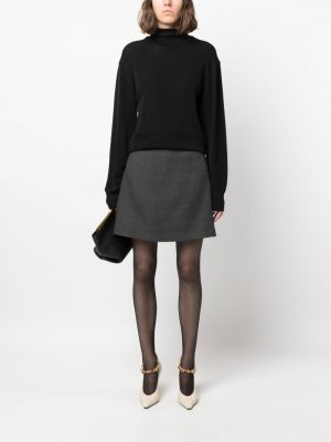 Vlněné mini sukně Odeeh šedé