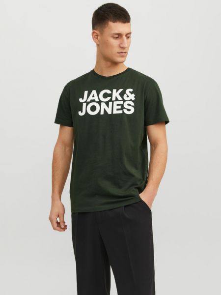 Tricou polo Jack & Jones verde
