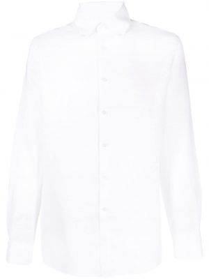 Camisa ajustada con botones Xacus blanco