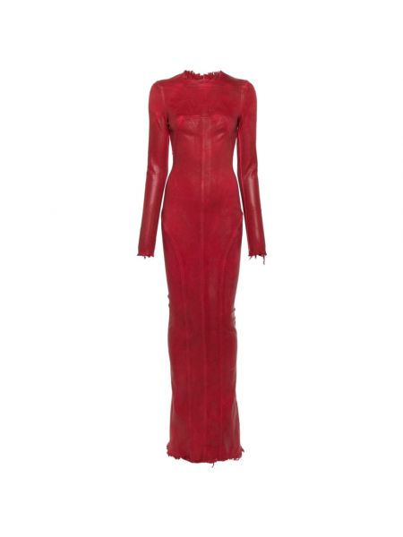 Sukienka Rick Owens czerwona