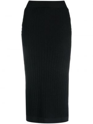 Puzdrová sukňa Alberta Ferretti čierna