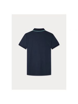 Poloshirt aus baumwoll Hackett blau