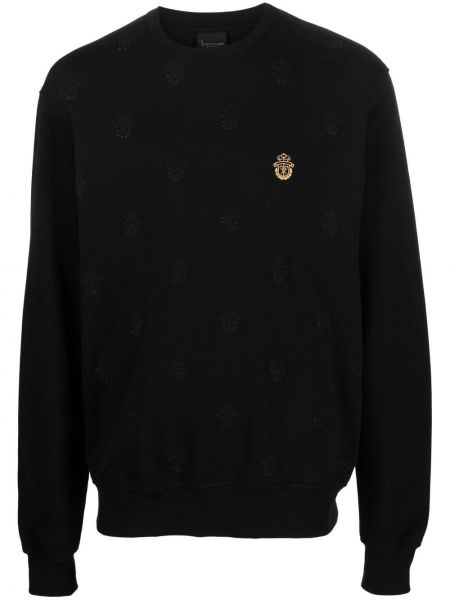 Sweatshirt mit stickerei Billionaire schwarz