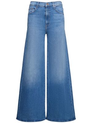 Zvonové džíny Mother modré