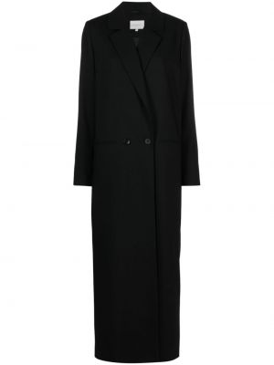 Vlněný kabát La Collection černý