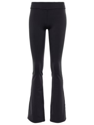 Spodnie sportowe z niską talią Alo Yoga czarne