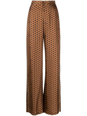 Hose mit print ausgestellt Bally braun