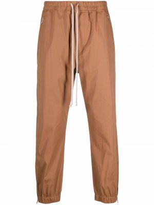 Pantalones con cordones Rick Owens marrón