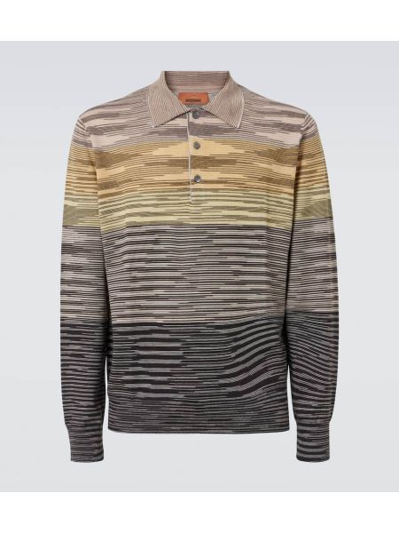 Stribet uld lang sweater Missoni