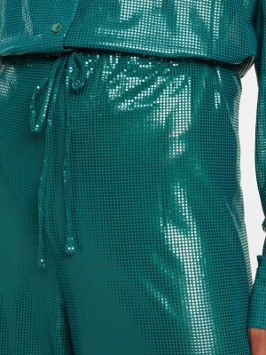 Rovné kalhoty relaxed fit Osã©ree zelené