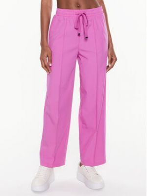 Pantaloni cu croială lejeră United Colors Of Benetton roz