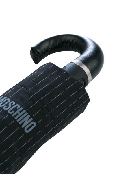 Parapluie à imprimé Moschino noir