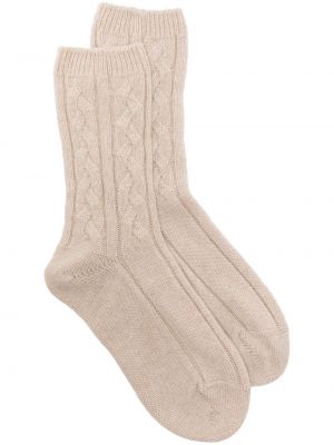 Чорапи Johnstons Of Elgin бежово
