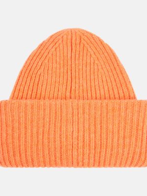 Вълнена шапка Acne Studios оранжево