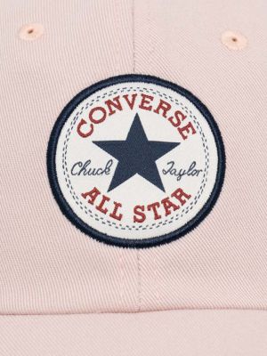 Kšiltovka s aplikacemi Converse růžová