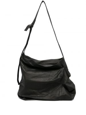Kožna torba za preko ramena Discord Yohji Yamamoto crna