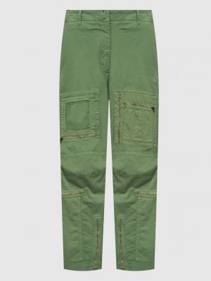 Зеленые брюки карго Tom Ford