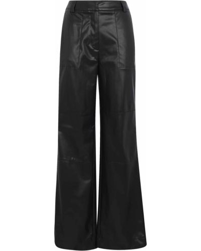 Широки панталони тип „марлен“ Calvin Klein Jeans черно