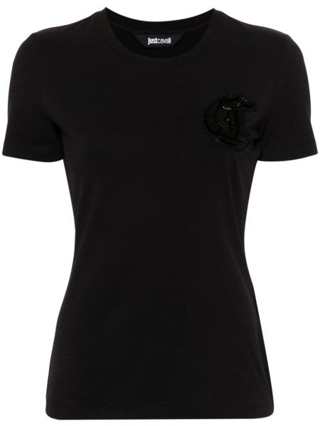 Trøje t-shirt Just Cavalli sort