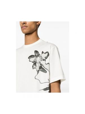 Camiseta de flores Y-3 blanco