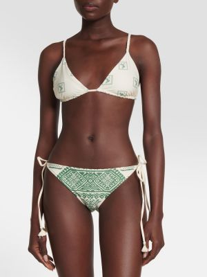 Bikini mit print Johanna Ortiz grün