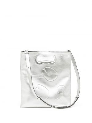 Shopper handtasche ohne absatz Maison Margiela silber