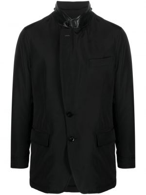 Bavlněné sako Tom Ford černé