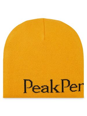 Шапка Peak Performance жълто
