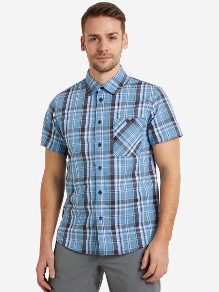 Рубашка с коротким рукавом Outventure голубая