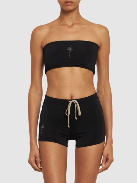 Bikini en jersey Rick Owens noir