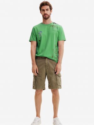 Tričko Desigual zelená