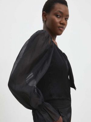 Блуза Answear Lab черно