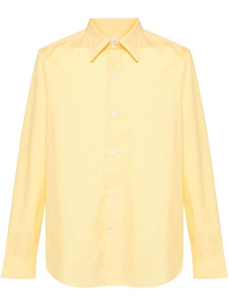 Βαμβακερό πουκάμισο Fursac κίτρινο