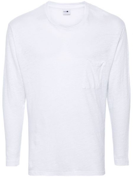 Ленена тениска Nn07 бяло
