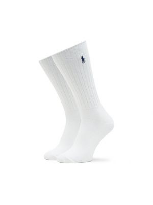 Ψηλές κάλτσες Polo Ralph Lauren λευκό