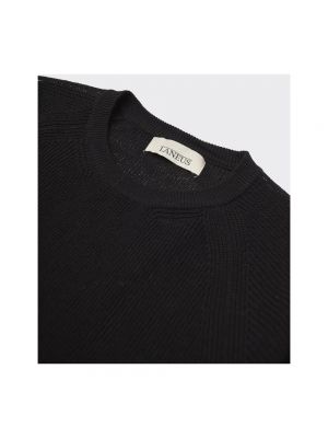 Suéter de cuello redondo Laneus negro