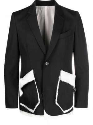 Sako s oděrkami Sulvam černé