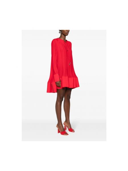 Mini vestido Lanvin rojo