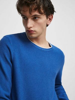 Sweter bawełniany Medicine niebieski