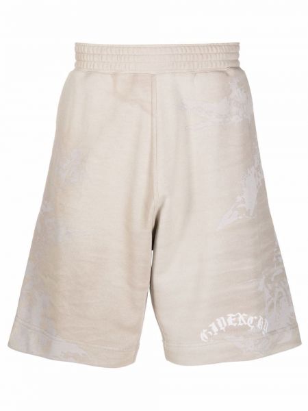 Pantalones cortos deportivos con estampado abstracto Givenchy gris